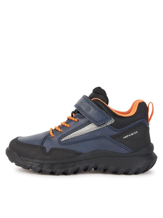 Geox Geox Poltopánky J Simbyos Boy B Abx J36L0C 0MEFU C0659 S Tmavomodrá