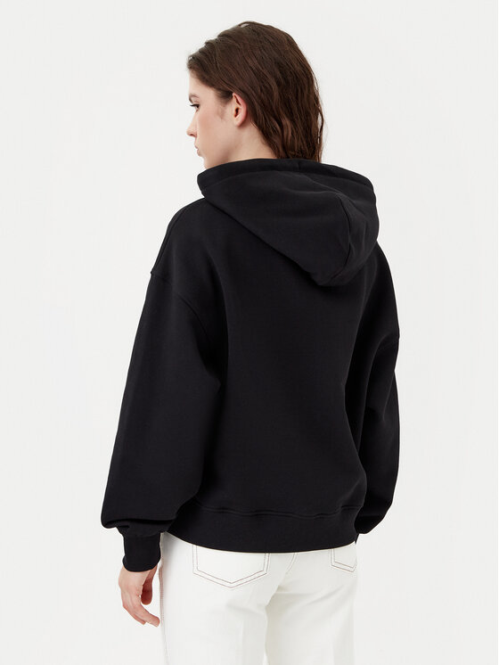 Tommy Jeans Tommy Jeans Felpa Badge DW0DW19414 Nero Boxy Fit