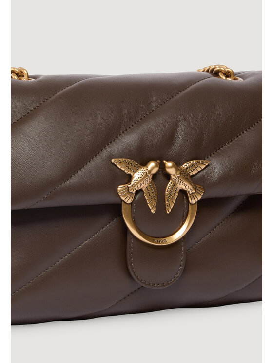 PINKO PINKO Borsetta LOVE PUFF CLASSIC CL SHEEP NAPPA Marrone