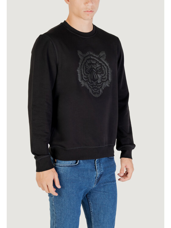 Antony Morato Antony Morato Felpa REGULAR FIT WITH RUBBER PRISM SHAPE PRINT Nero Regular Fit