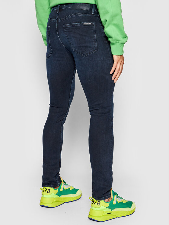 Calvin Klein Jeans Calvin Klein Jeans Jeans hlače J30J314625 Mornarsko modra Skinny Fit