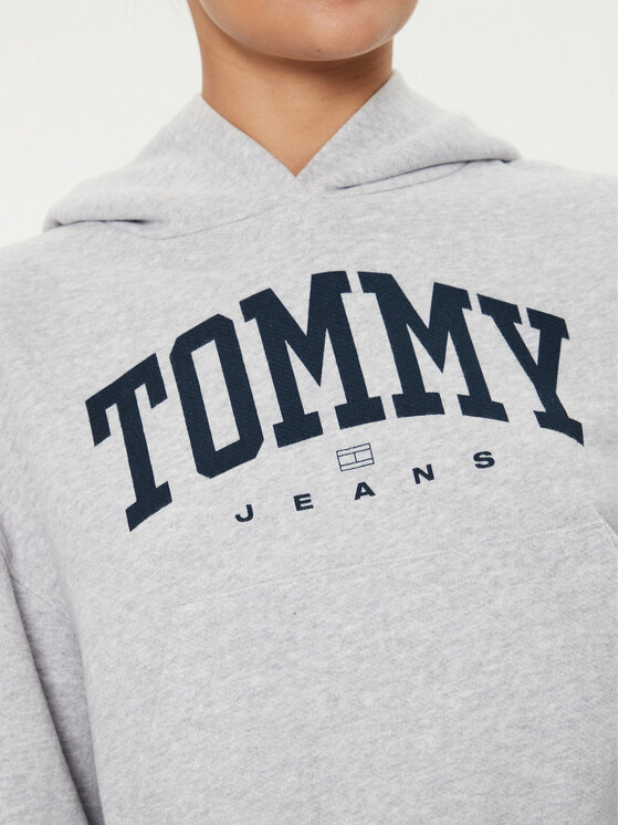 Tommy Jeans Tommy Jeans Sweatshirt Varsity DW0DW19291 Grau Relaxed Fit