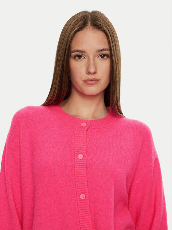 American Vintage American Vintage Кардиган Damsville DAM19EH24 Рожевий Loose Fit