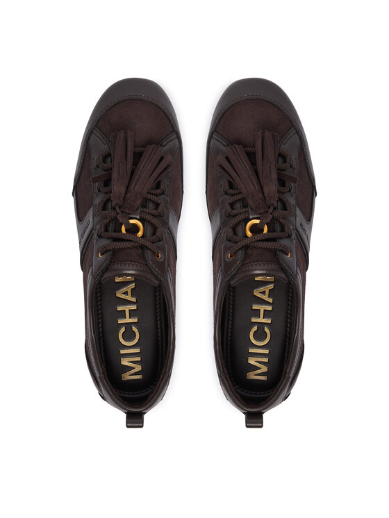 MICHAEL Michael Kors MICHAEL Michael Kors Снікерcи Keely 43F6KLFS2S Темно-коричневий