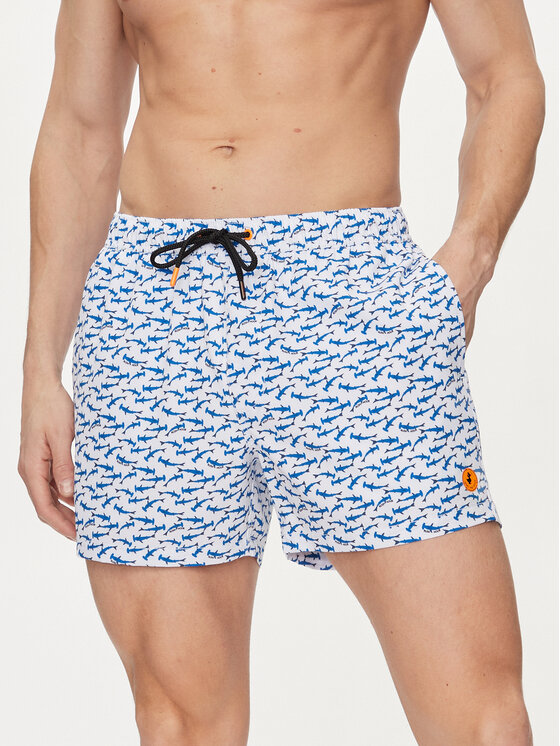 Save The Duck Pantaloni scurți pentru înot Ademir DW1222M-SIPO18 Colorat Regular Fit