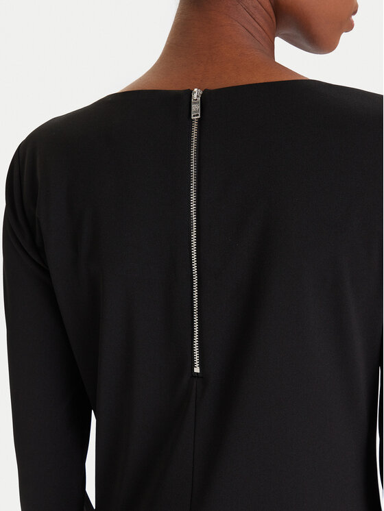 DKNY DKNY Kokteilikleit DD5J1N09 Must Relaxed Fit