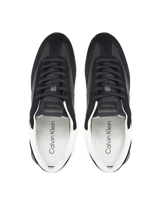 Calvin Klein Calvin Klein Sneakersy Runner Lace Up - Nylon Mix HW0HW02395 Czarny