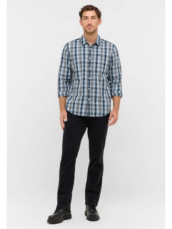 Mustang Mustang Camicia Style Chester Blu Regular Fit