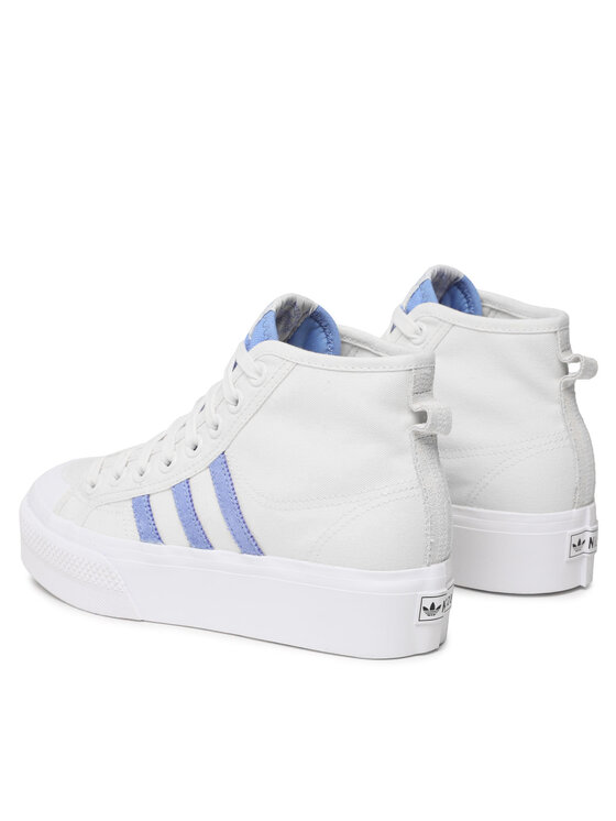 adidas adidas Sneakers Nizza Platform Mid FZ6189 Bianco