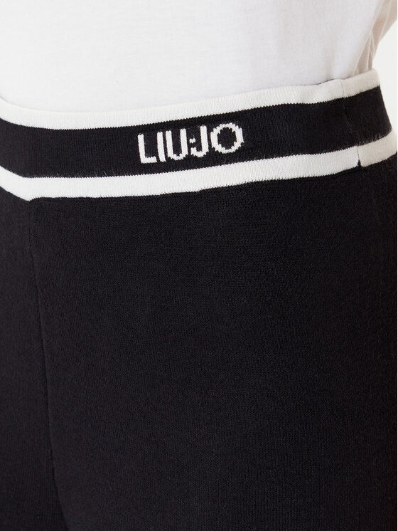 Liu Jo Liu Jo Pletene hlače TF5252 MS59L Črna Regular Fit