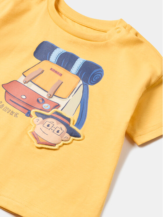 Mayoral Mayoral T-shirt 1020 Giallo Regular Fit