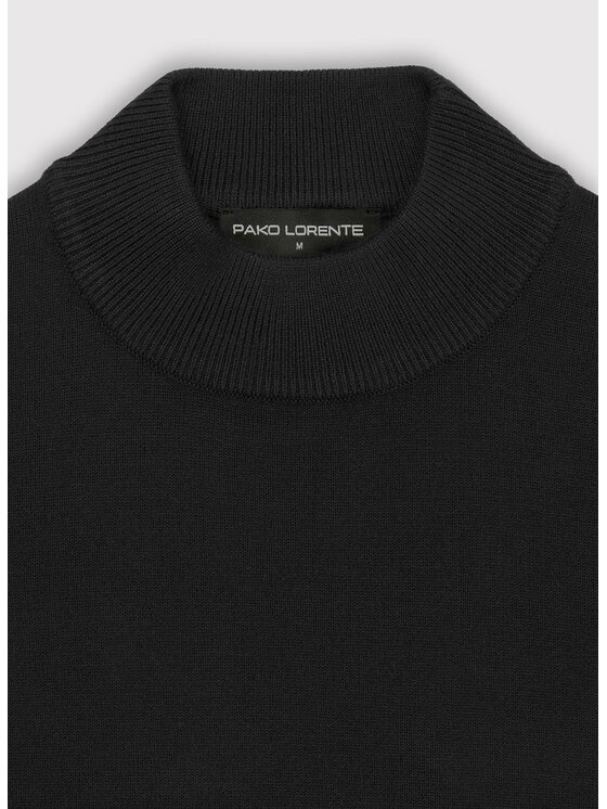 Pako Lorente Pako Lorente Golf P25WB-2X-026 Czarny Classic Fit