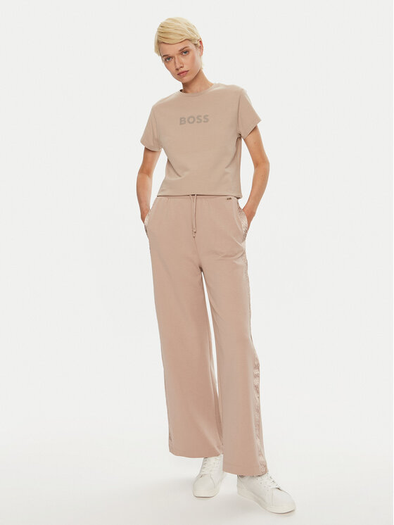 BOSS Boss Долнище анцуг 50527302 Бежов Regular Fit