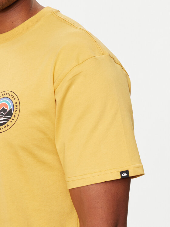 Quiksilver Quiksilver T-Shirt Landscapes EQYZT07917 Żółty Regular Fit