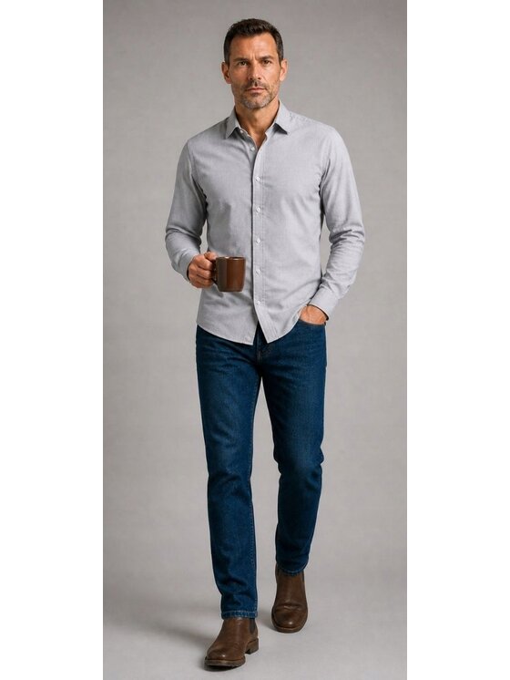Wrangler Wrangler Jeansy Greensboro Niebieski Regular Fit
