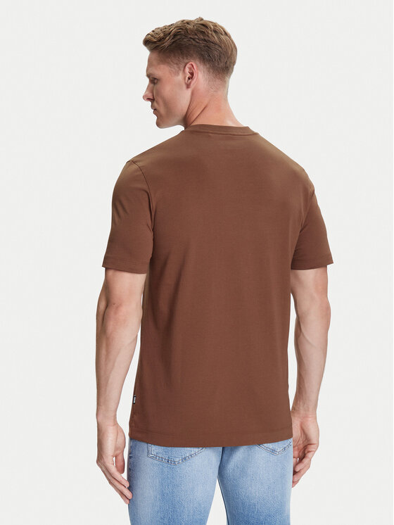 BOSS BOSS T-särk Thompson 01 50468347 Pruun Regular Fit