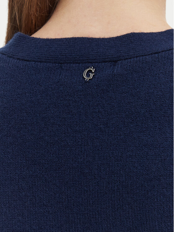 Guess Guess Kardigán W6BR47 Z1446 Tmavomodrá Regular Fit