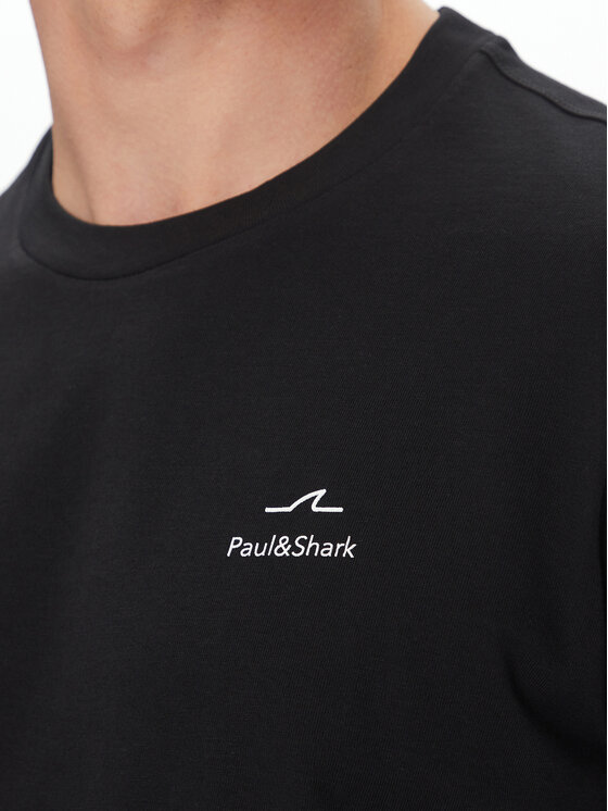 Paul&Shark Paul&Shark T-Shirt 25411074 Czarny Regular Fit