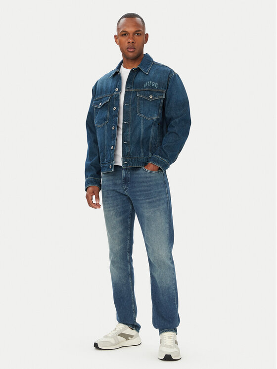 HUGO HUGO Jeansová bunda Dex 50566119 Modrá Regular Fit