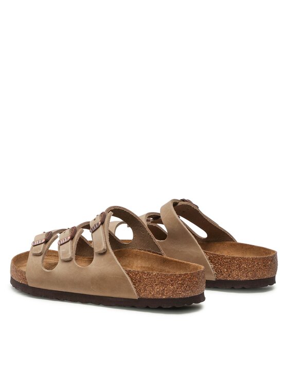 Birkenstock Birkenstock Klapki Florida 1011432 Beżowy
