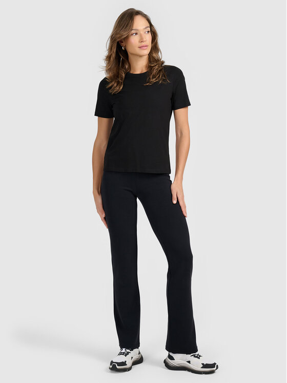 4F 4F T-Shirt NOS Czarny Regular Fit