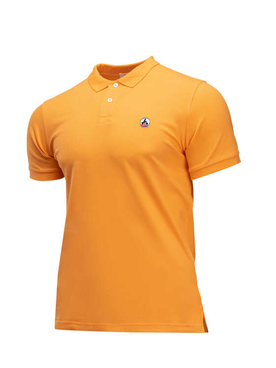 Jott Jott Polo SS24MPOL10-70A_3XL Pomarańczowy Regular Fit