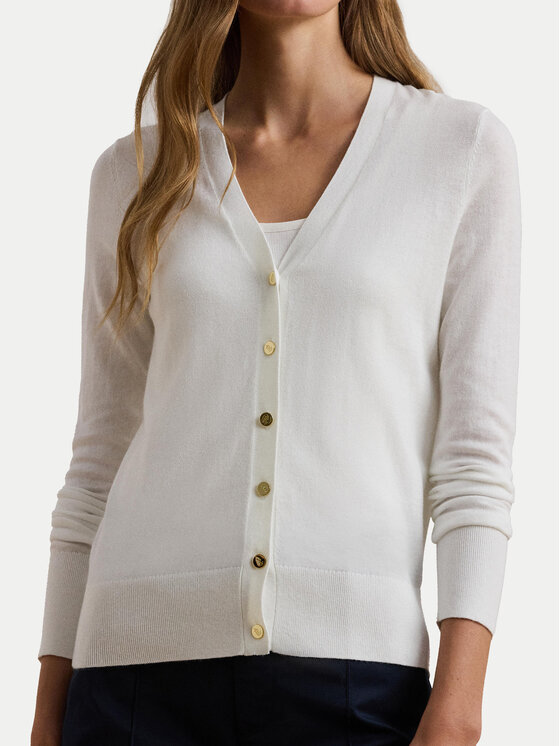 LAUREN RALPH LAUREN LAUREN RALPH LAUREN Ζακέτα 200831710002 Λευκό Slim Fit