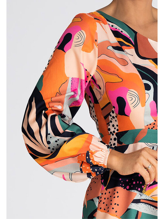 FIGL FIGLFIGL Vestito M961 Multicolore Regular Fit