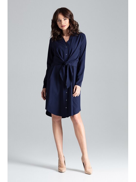 Lenitif Lenitif Vestito L031 Blu scuro Regular Fit