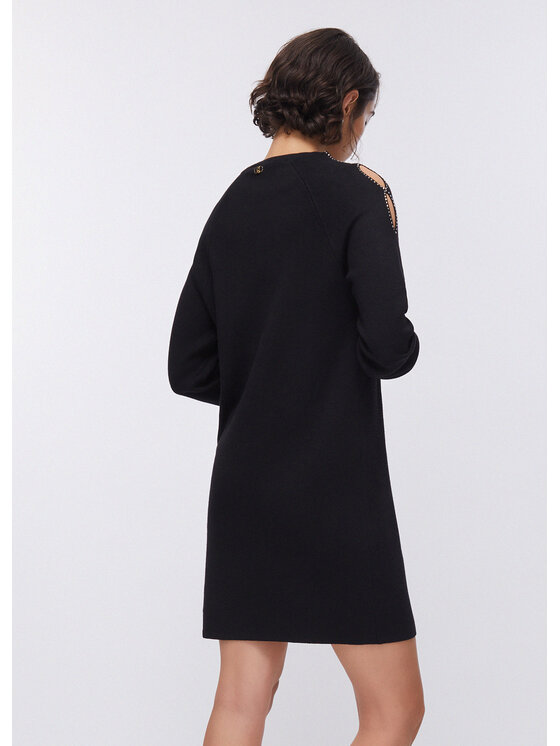 Liu Jo Liu Jo Vestito da giorno TA6186MS59L22222 Nero Regular Fit