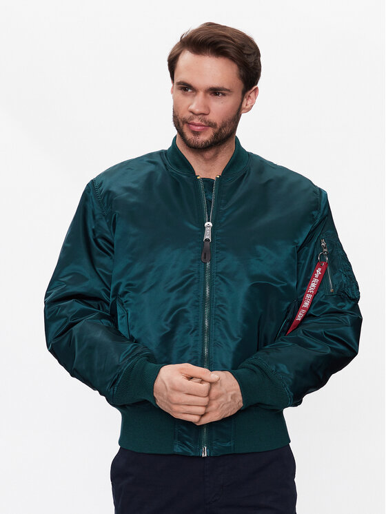 Alpha Industries Bundy bomber MA-1 100101 Tmavomodrá Oversize