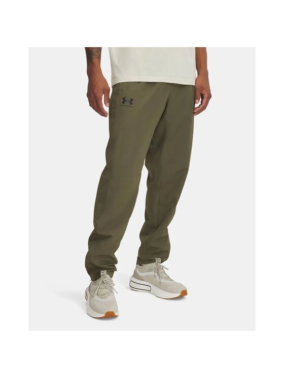 Under Armour Under Armour Spodnie materiałowe UA-1390150-390 Zielony Regular Fit