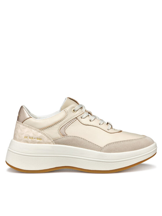 Geox Geox Laisvalaikio batai D Spherica ECUB-3 D46WTD 08504 C1122 Écru