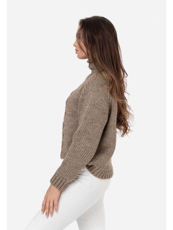 LAURELLA LAURELLA Sveter Laurella 6TU023105 Béžová Regular Fit