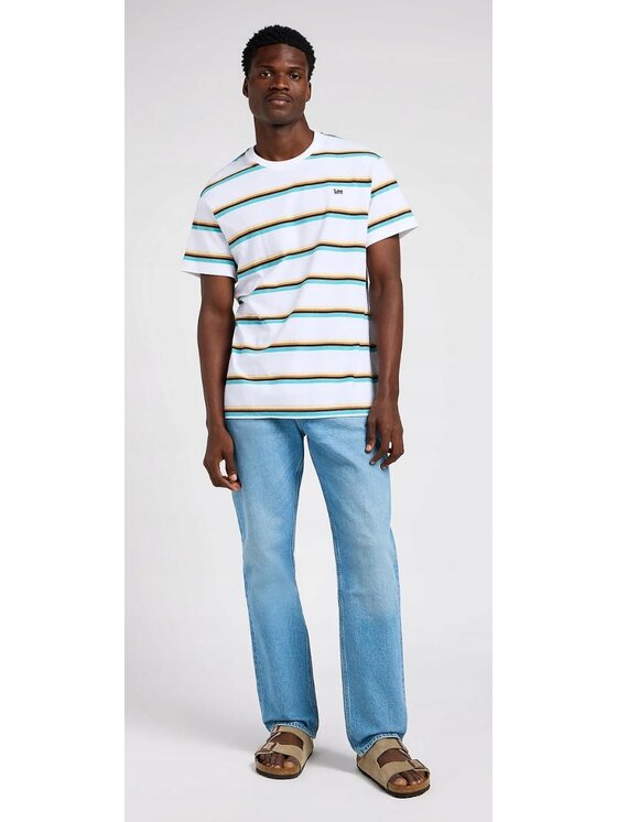 Lee Lee Jeansy West Niebieski Relaxed Fit