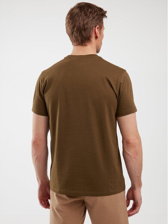 BIG STAR BIG STAR T-Shirt REDDREZ Zielony Basic Fit