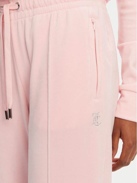 Juicy Couture Juicy Couture Spodnie dresowe Tina JCAPW045 Różowy Regular Fit