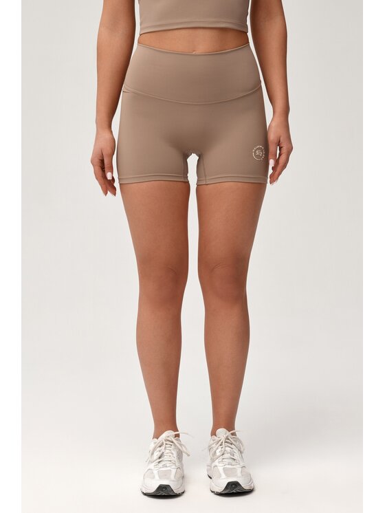 ROUGH RADICAL ROUGH RADICAL Szorty sportowe ZOYA PUSH-UP SHORTS Brązowy Slim Fit
