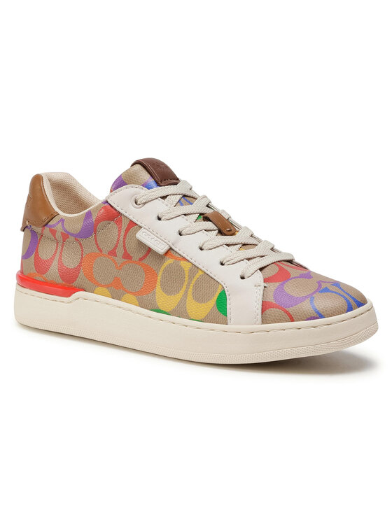 rainbow coach sneakers