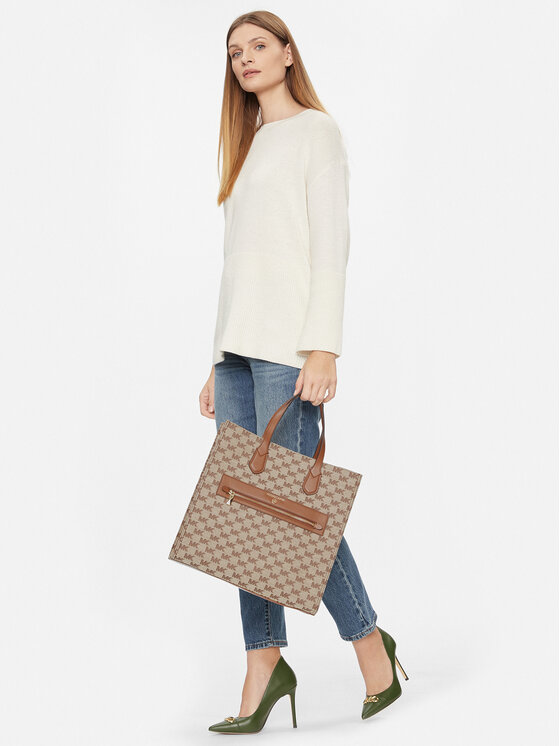 Michael kors gingham tote best sale