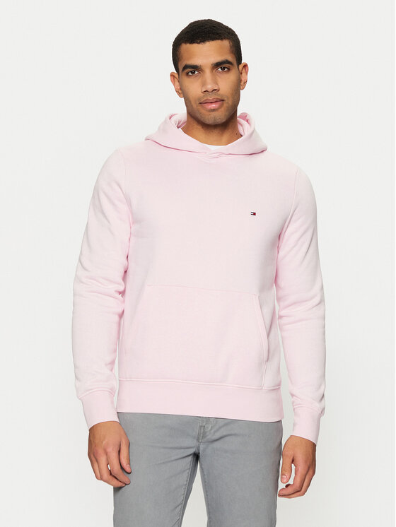 Tommy Hilfiger Tommy Hilfiger Суитшърт Flag Logo MW0MW34266 Розов Regular Fit