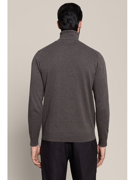 Lancerto Lancerto Sweter Jesse SW073226000052 Brązowy Regular Fit