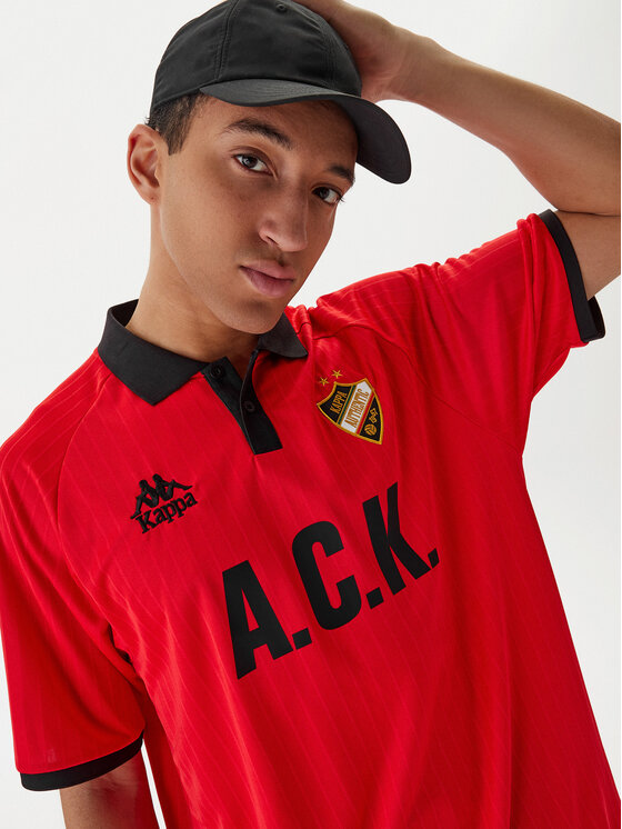 Kappa Kappa Тениска от техническо трико Authentic Sloan 331Z4PW Червен Comfort Fit