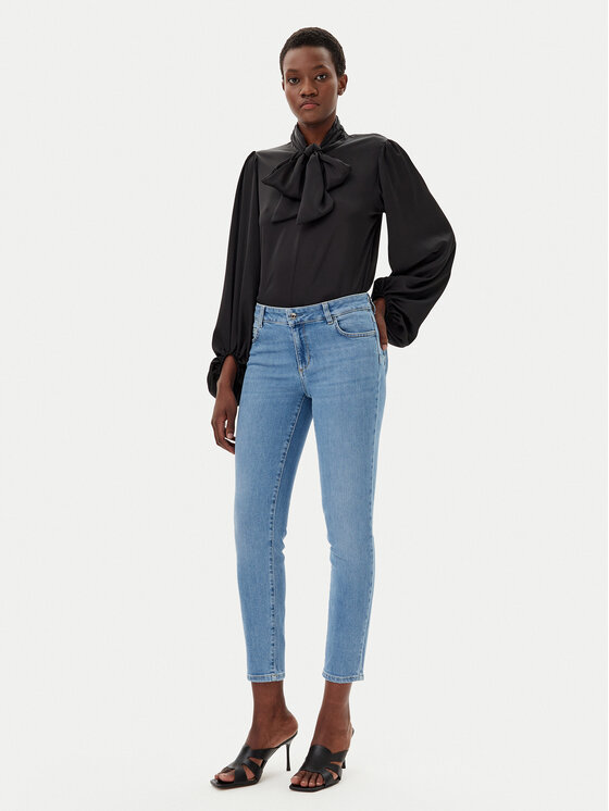 Liu Jo Liu Jo Traperice UA5080 D4988 Plava Slim Fit