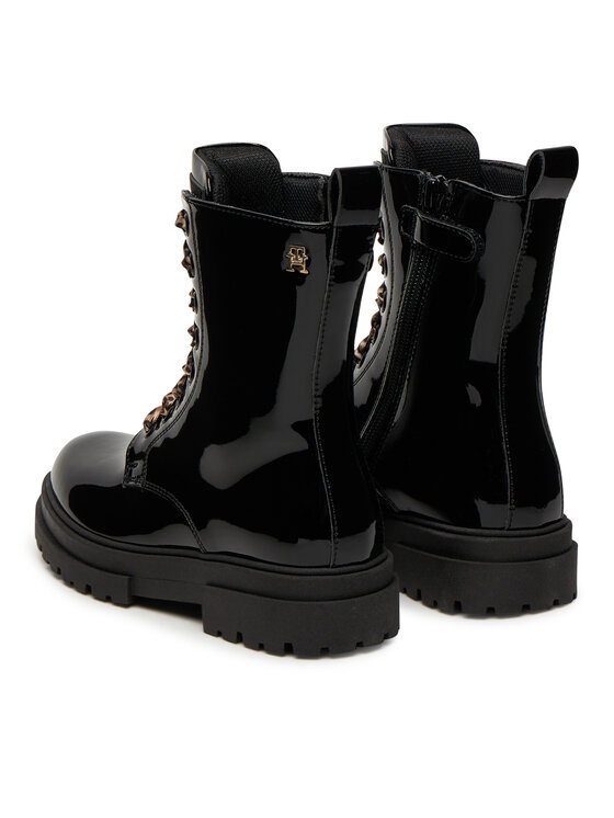 Tommy Hilfiger Tommy Hilfiger Μποτίνια T4A5-34026-0775 S Μαύρο