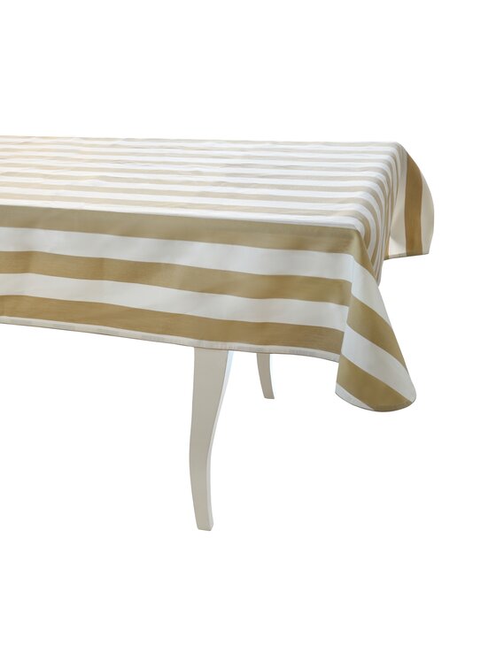 Roseberry Home Roseberry Home Obrus w szerokie pasy Dandy Beige Kolorowy