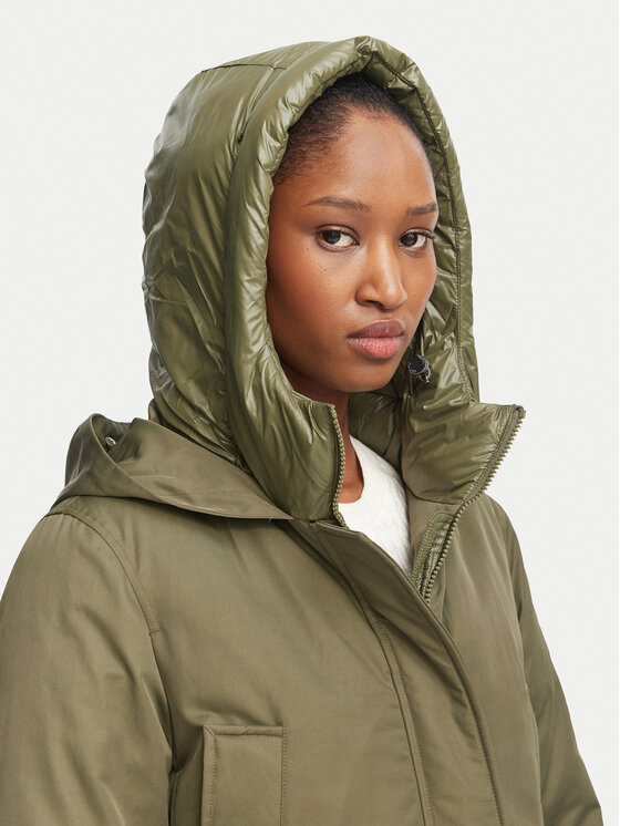 Tommy Hilfiger Tommy Hilfiger Parka WW0WW46533 Zielony Relaxed Fit
