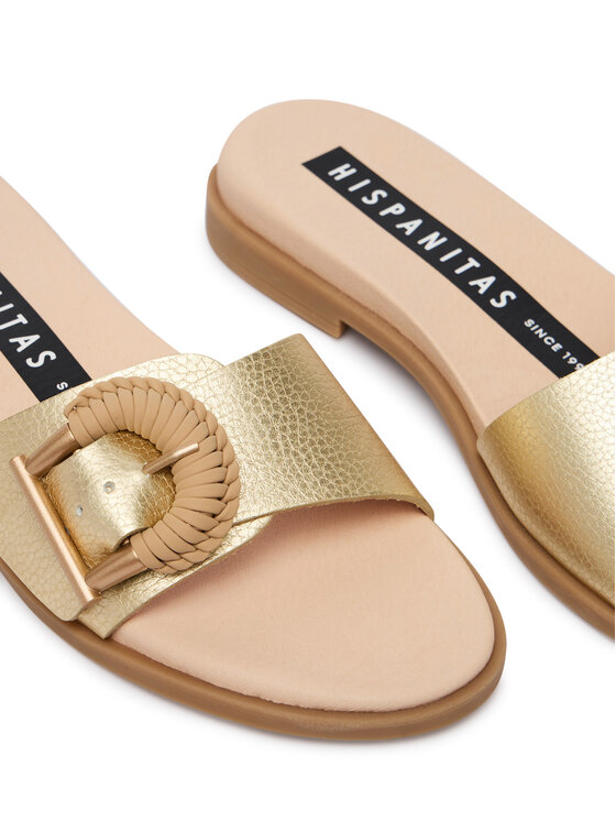 Hispanitas Hispanitas Pantoletten HV264816 C001 Goldfarben