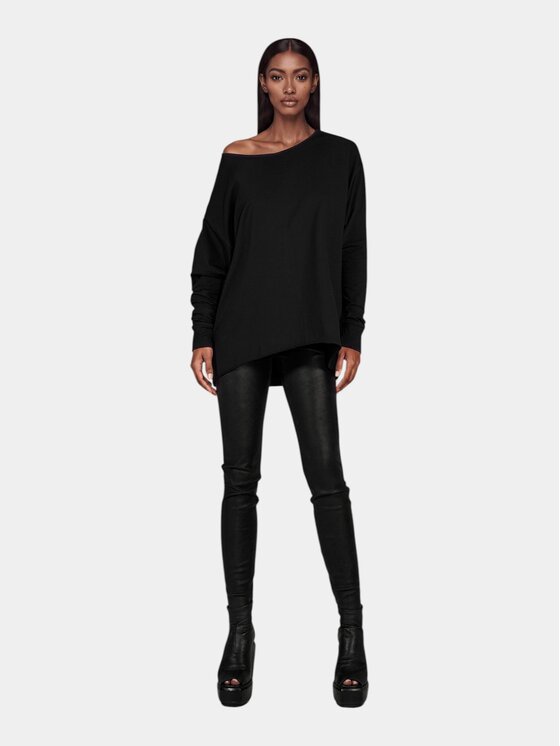 MADE BY SOCIETY MADE BY SOCIETY T-Shirt TRICOU LOOSE FIT - T27830 Czarny Basic Fit