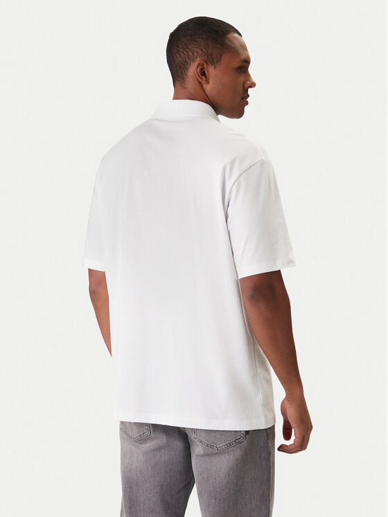 KARL LAGERFELD KARL LAGERFELD Polo särk 745127 561225 Valge Regular Fit